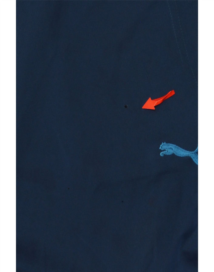 Мужские спортивные брюки PUMA, джоггеры, маленькие, темно-синие