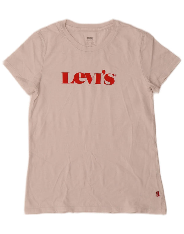 Женская футболка с рисунком Levi's Top UK 6 XS Белая