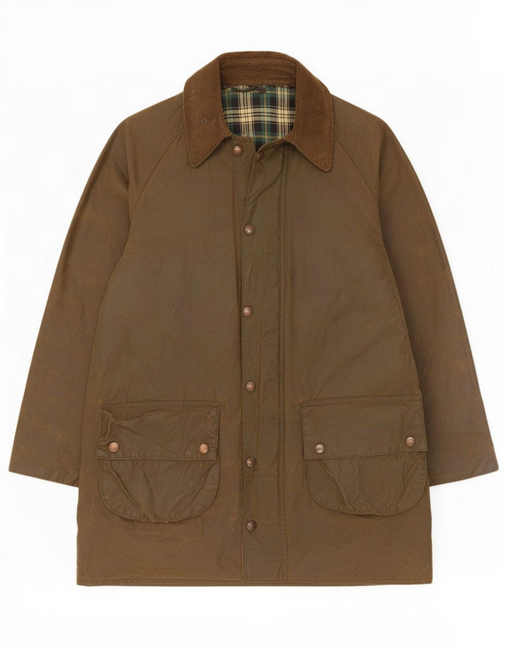 Мужская куртка Barbour Gamefair из вощеного хлопка, размер 38, маленькая, хаки