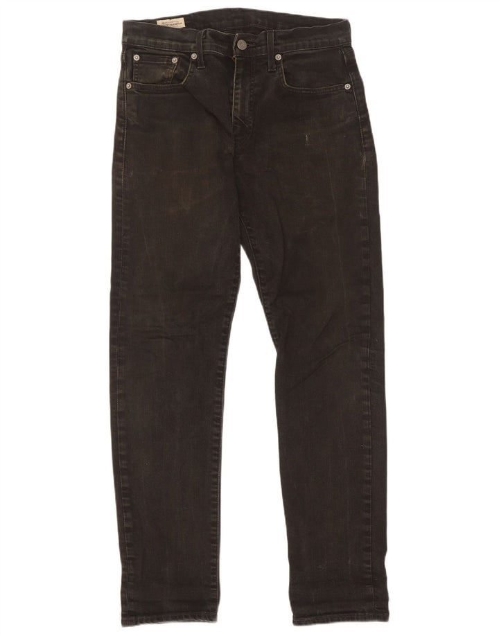 Мужские прямые джинсы Levi's 502 W30 L32, черный хлопок