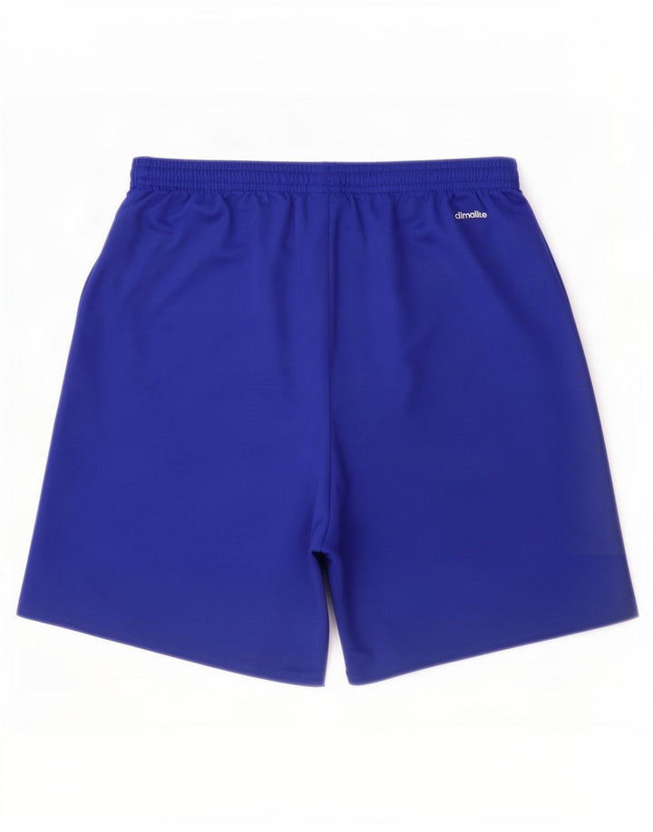 Мужские спортивные шорты Adidas Climalite, средний синий полиэстер