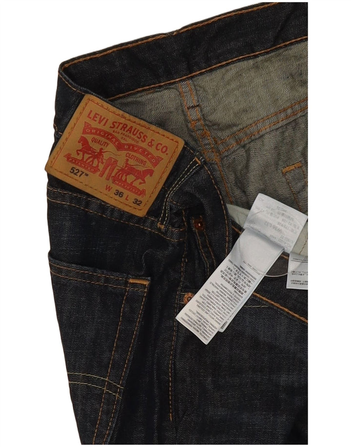 Мужские джинсы Levi's 527 Bootcut W36 L32 Темно-синие, хлопок