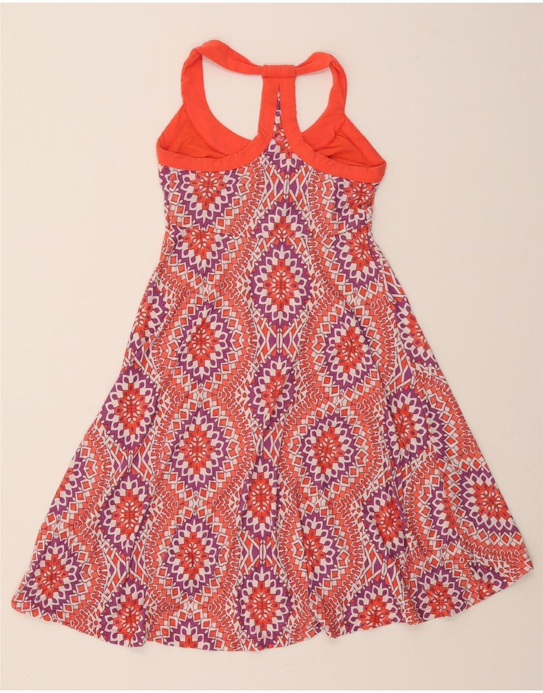 PRANA Womens Halter Dress UK 8 Small Red Paisley Vintage Prana and Second-Hand Prana from Messina Hembry 