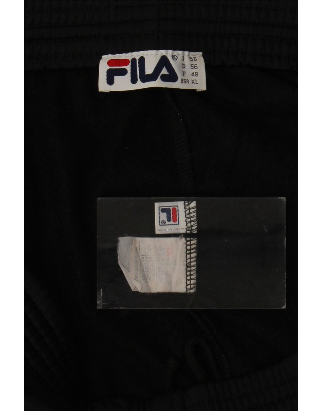 Мужские спортивные брюки Fila XL, черный полиэстер