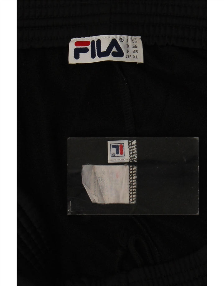 Мужские спортивные брюки Fila XL, черный полиэстер