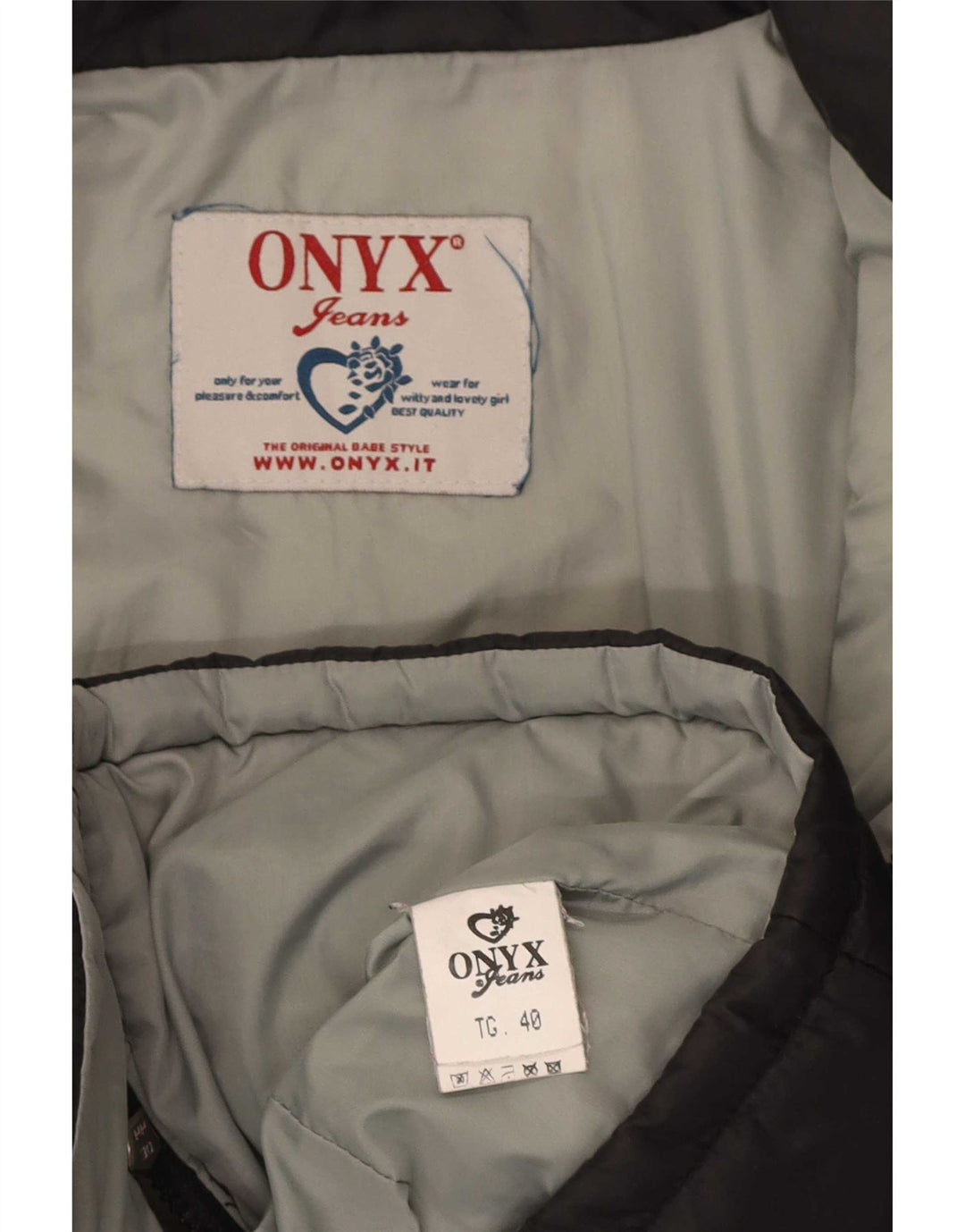Женская стеганая куртка Onyx IT 40 Small Black Полиамид