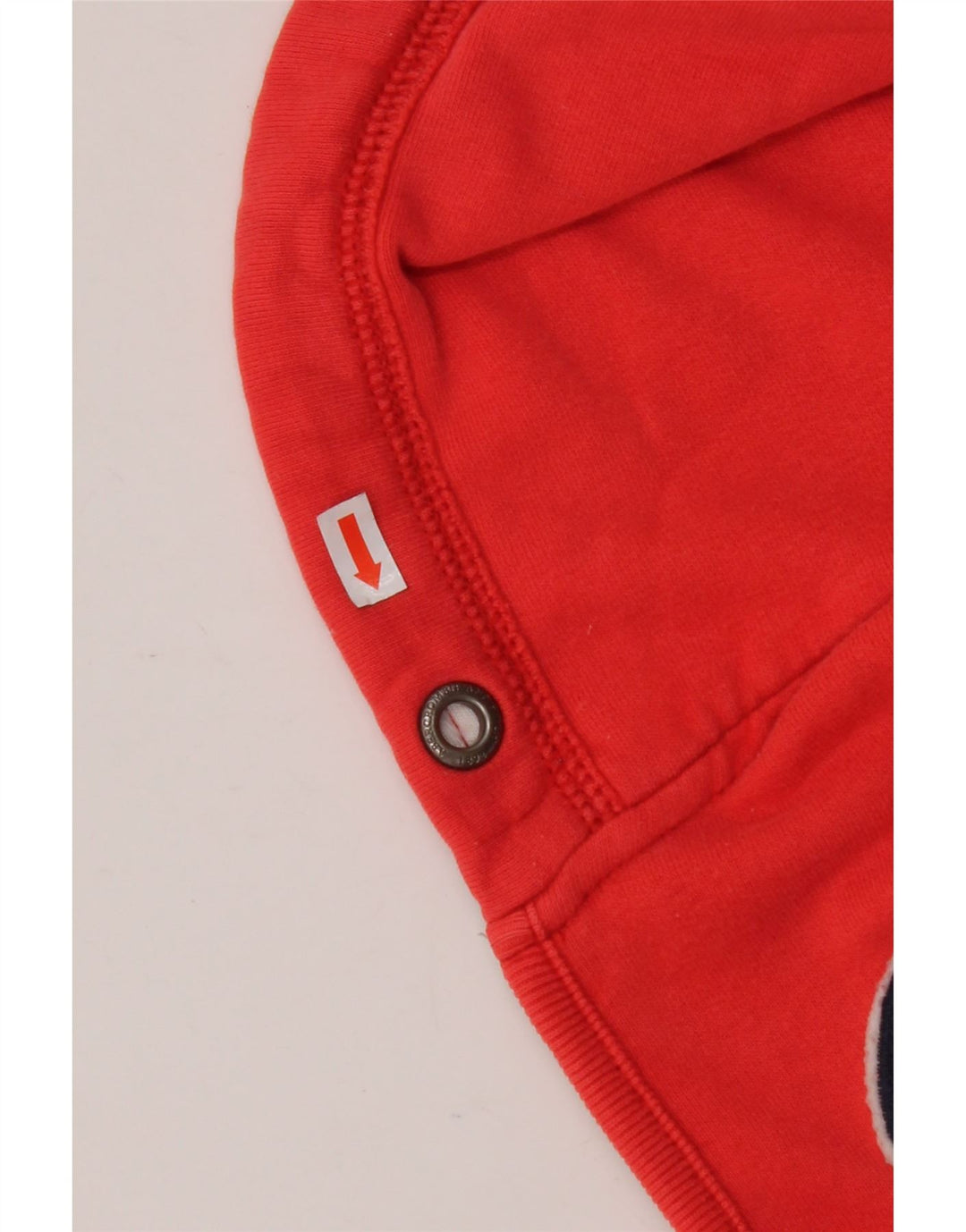 Женский свитер с капюшоном на молнии с графическим рисунком ABERCROMBIE & FITCH UK 16, большой красный