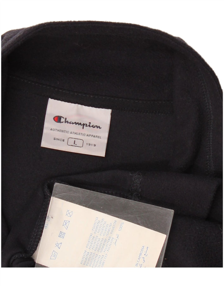 Женский флисовый джемпер Champion UK 16, большой размер, темно-синий, полиэстер