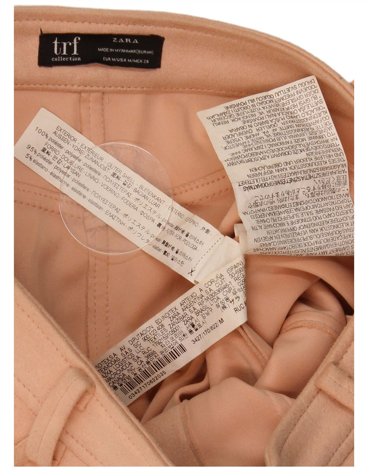 Женская мини-юбка Zara Medium W28 L15, бежевый полиэстер
