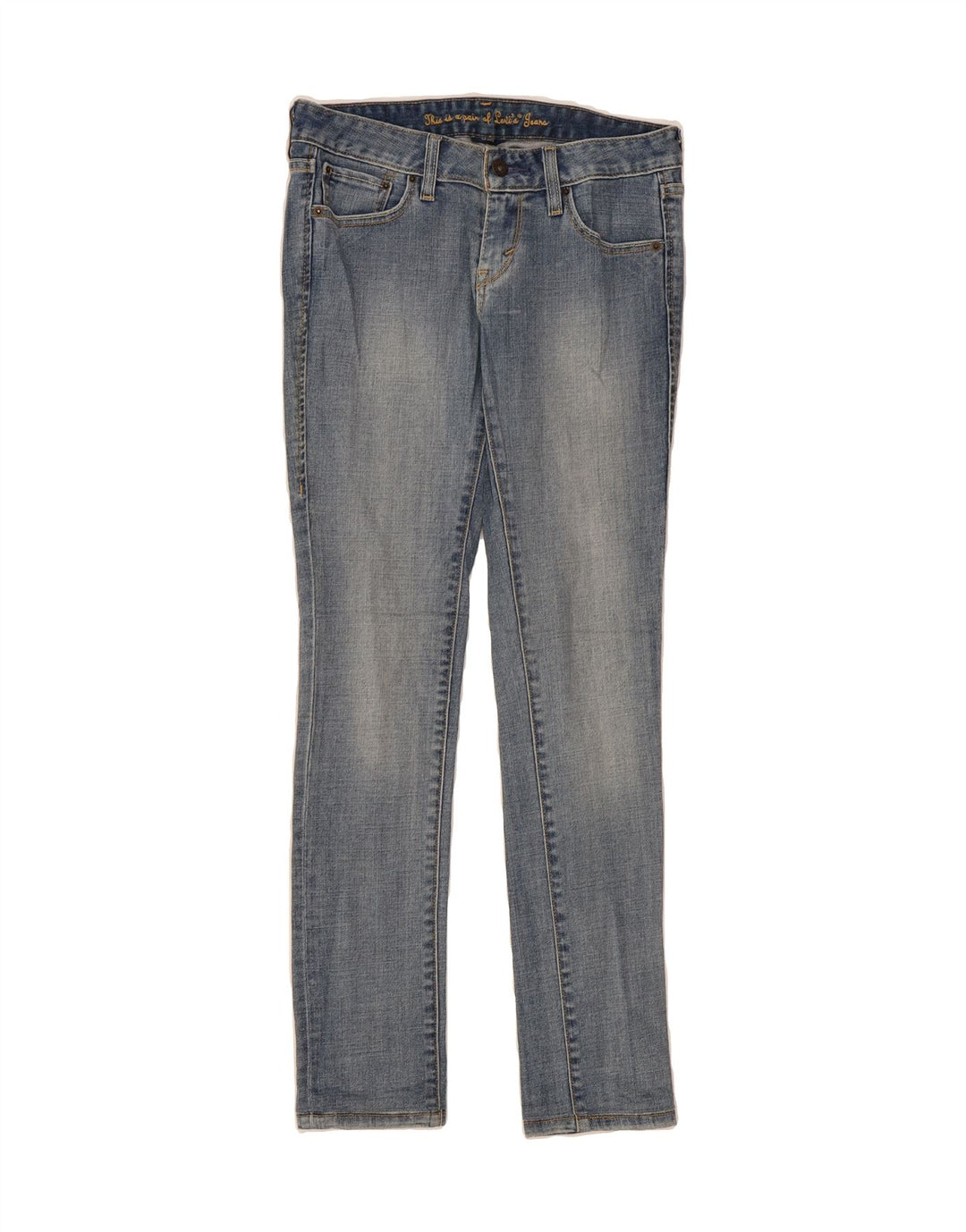 LEVI'S Womens Slim Jeans W26 L29 Blue Cotton Vintage Levi's and Second-Hand Levi's from Messina Hembry 