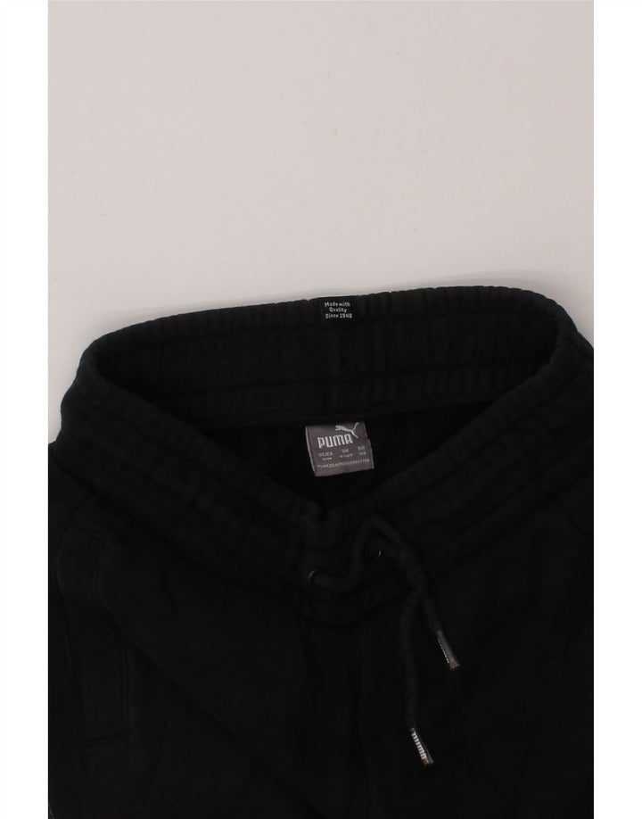 PUMA Boys Graphic Tracksuit Trousers Joggers 9-10 Years  Black Vintage Puma and Second-Hand Puma from Messina Hembry 