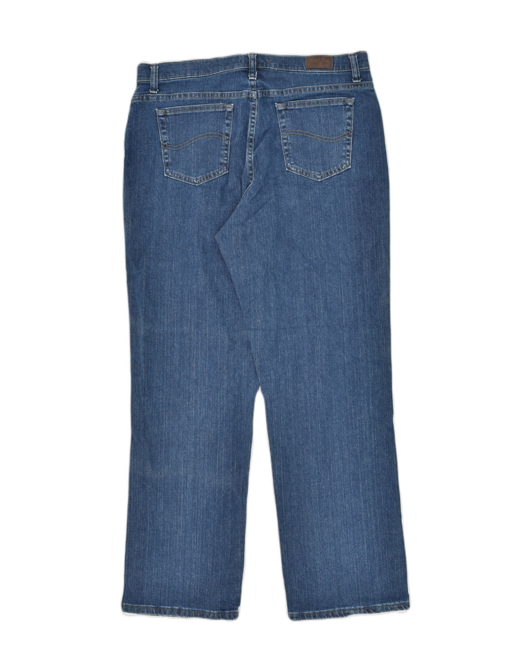 LEE Womens Relaxed Fit Straight Jeans US 16 2XL W34 L31 Blue Cotton | Vintage Lee | Thrift | Second-Hand Lee | Used Clothing | Messina Hembry 