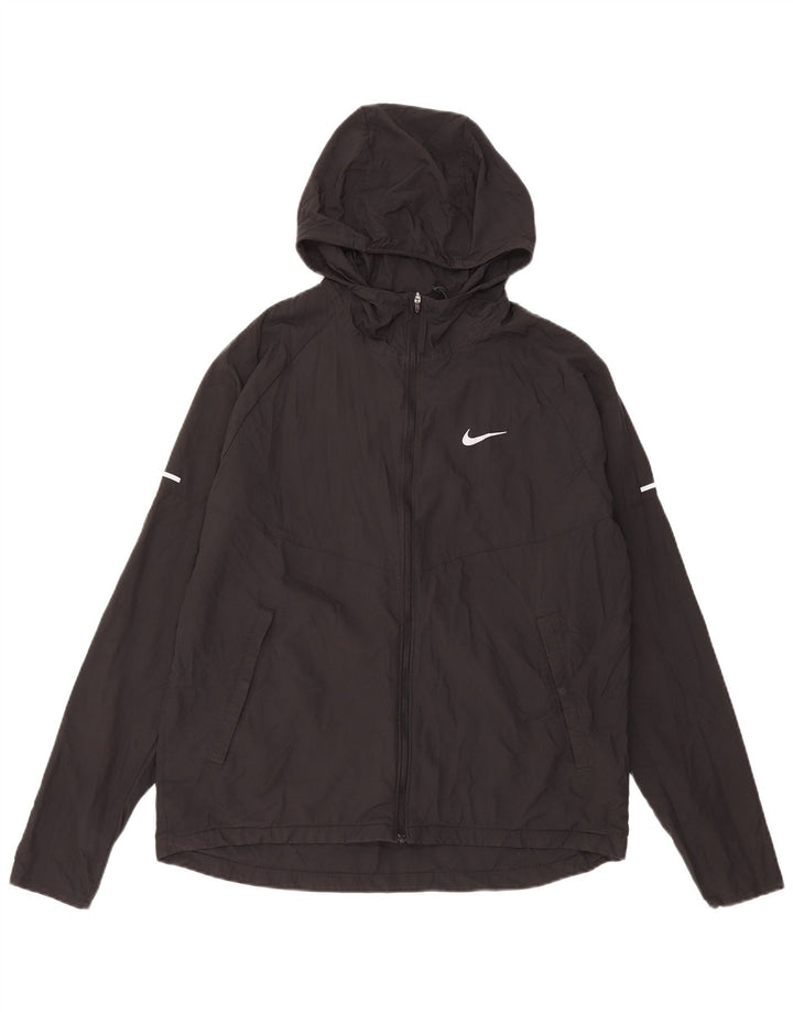 Женский спортивный костюм для бега с капюшоном Nike UK 14, средний черный