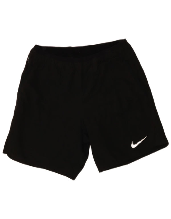 Мужские спортивные шорты Nike Dri Fit с графикой, большие черные полиэстеровые шорты