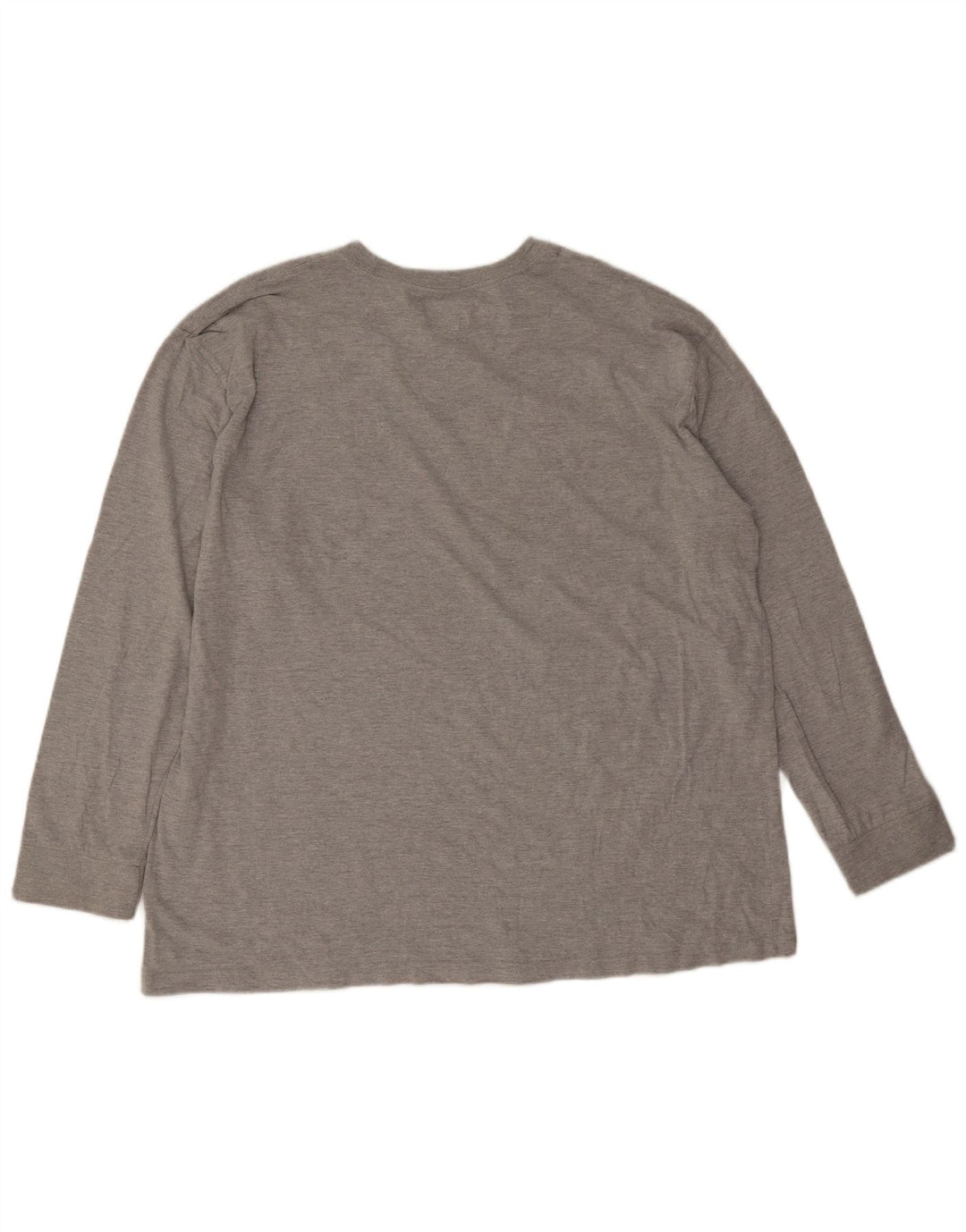 Мужской топ Dickies с длинным рукавом 2XL, серый хлопок с крапинками