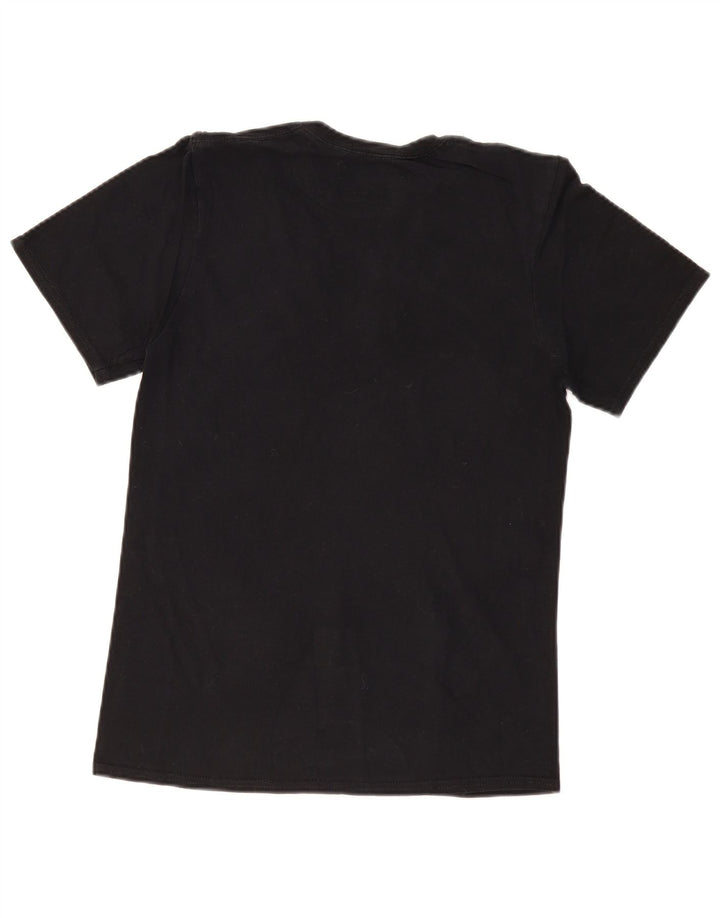 Мужская футболка с рисунком Los Angeles Lakers MITCHELL & NESS, маленькая черная