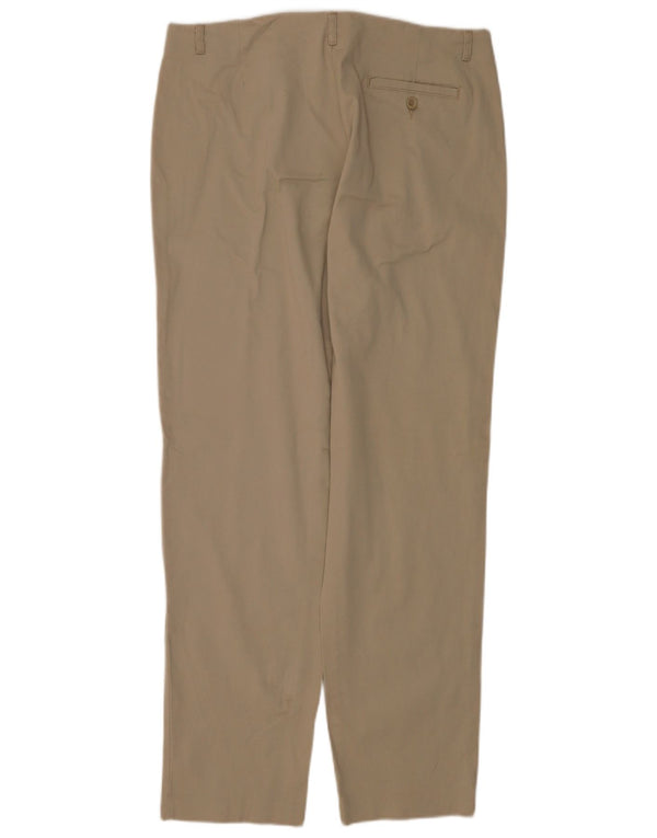 Женские узкие повседневные брюки Dockers с высокой талией США 16 2XL W32 L30 Бежевые