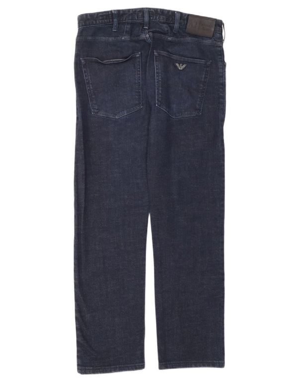 Женские прямые джинсы Armani Regular W31 L27, темно-синий, хлопок