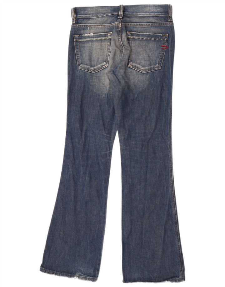 Женские расклешенные джинсы Diesel W26 L32, синий хлопок