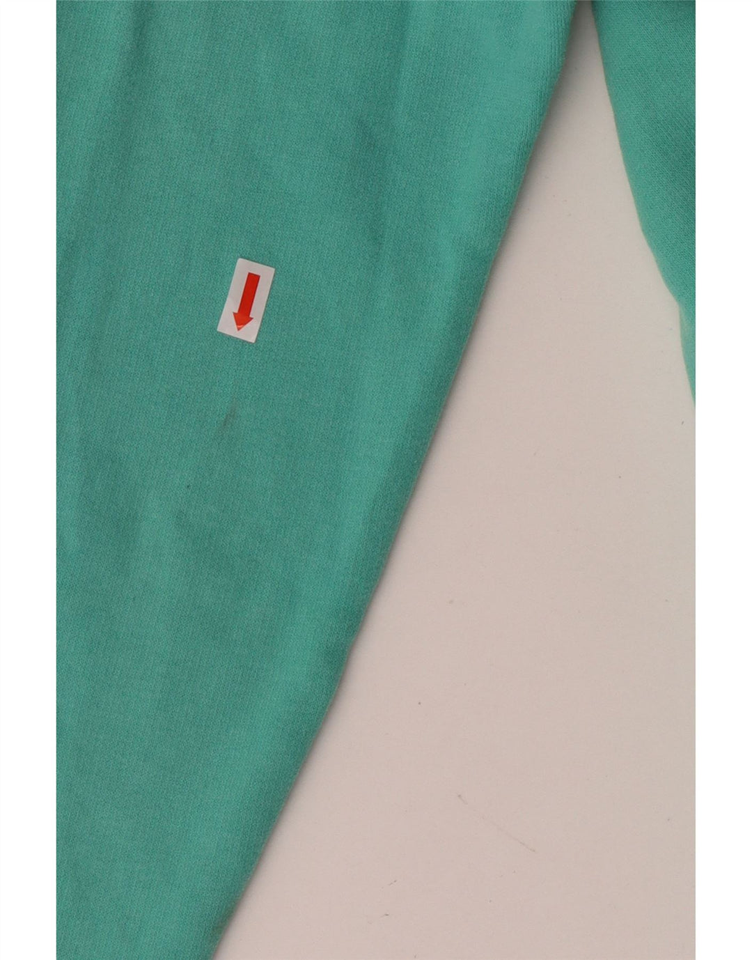 Женский джемпер с капюшоном Superdry UK 12, средний бирюзовый хлопок