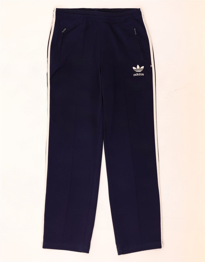 Мужские спортивные брюки Adidas UK 36/38, маленькие, темно-синие, полиэстер