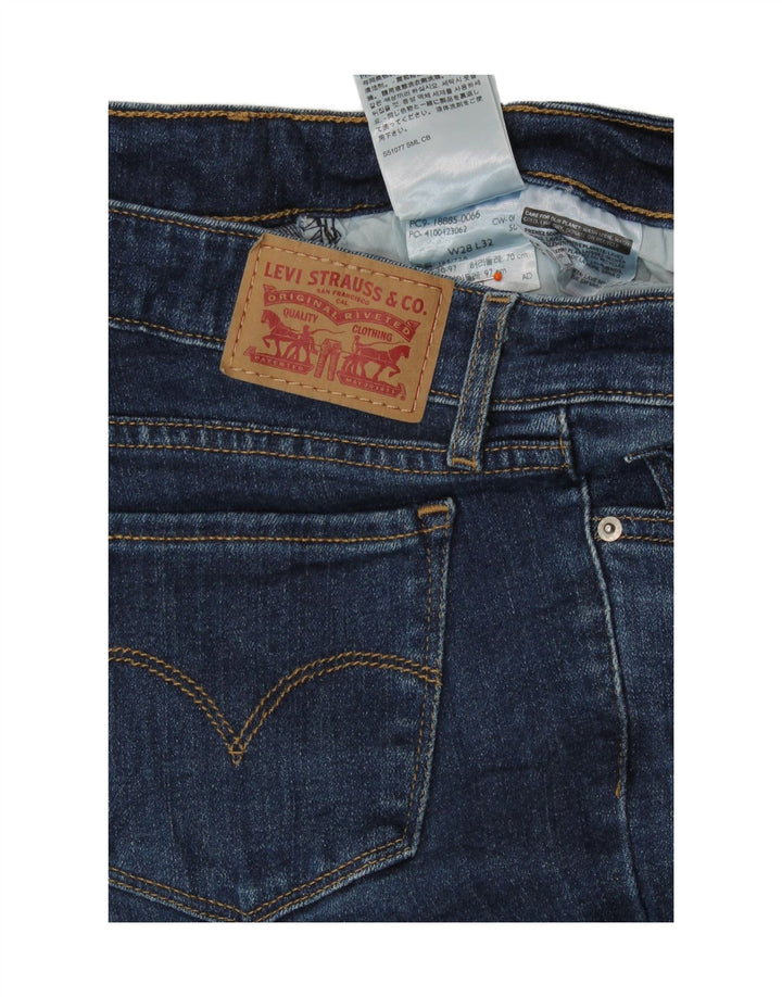 Женские джинсы Levi's 715 Bootcut W28 L32 Темно-синие, хлопок