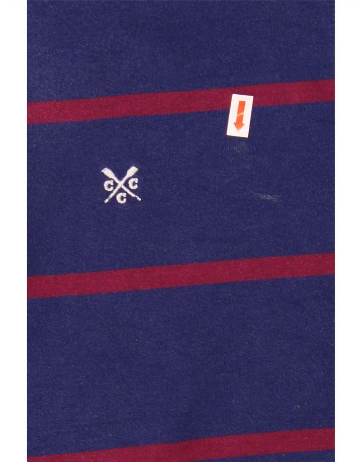 Женский свитер-свитшот CREW CLOTHING UK 16, большой темно-синий в полоску