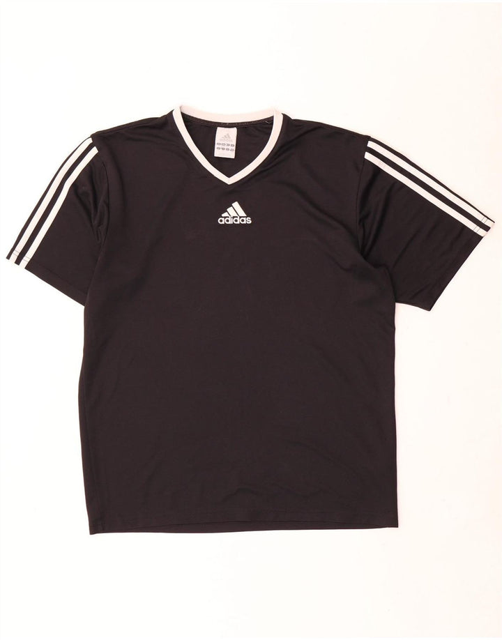 Мужская футболка Adidas Climalite, маленький черный полиэстер