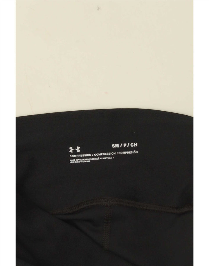 Женские леггинсы-капри Under Armour UK 8, маленькие черные