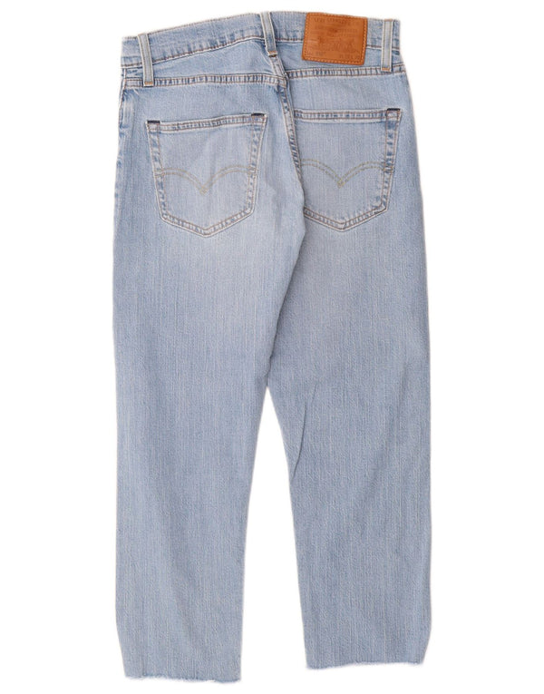 Женские укороченные зауженные джинсы Levi's 512 W29 L25, синие, хлопок