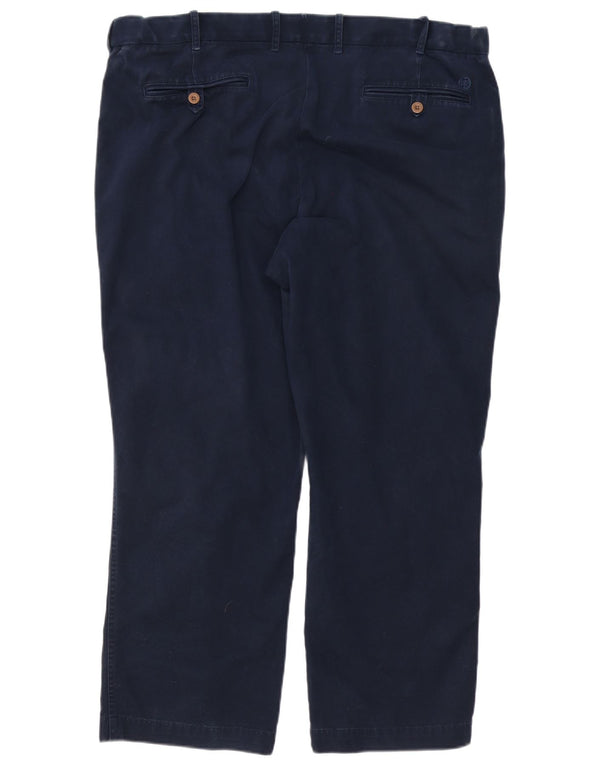 Мужские прямые брюки-чиносы Marks & Spencer Blue Harbor W42 L29 темно-синие