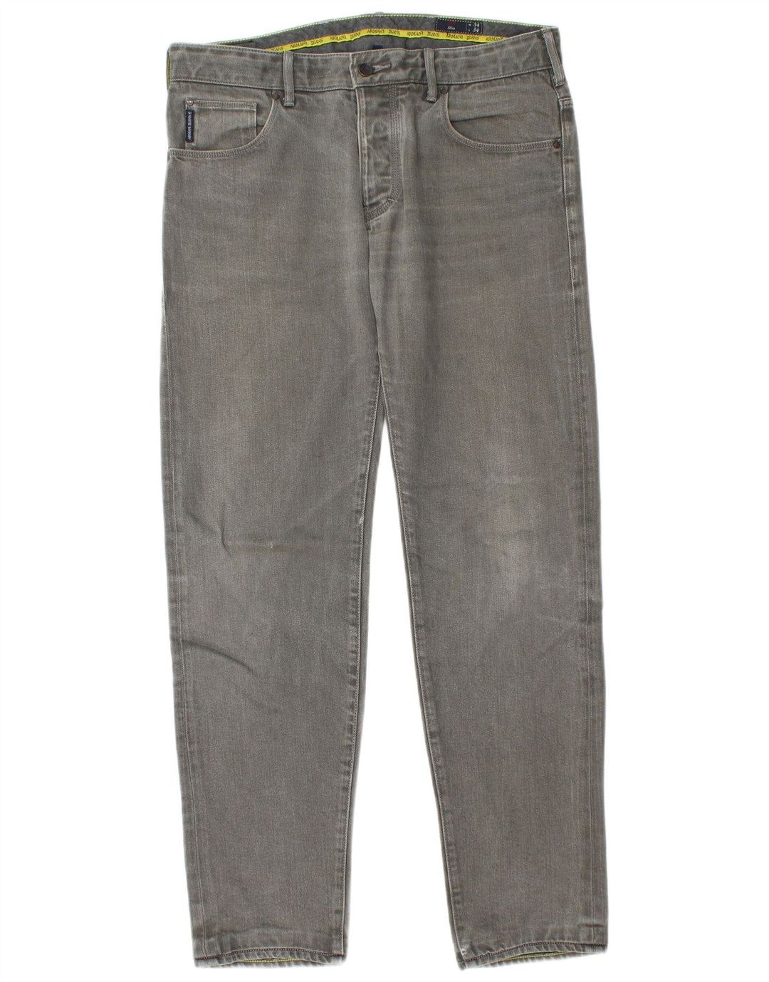 Мужские джинсы Armani Slim W34 L34 Серые, хлопок