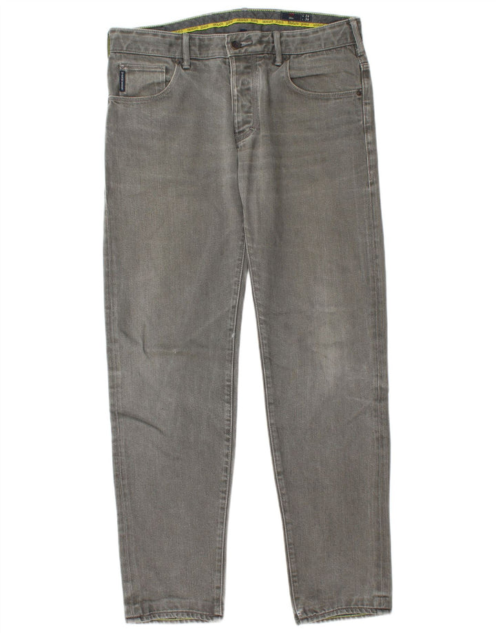 Мужские джинсы Armani Slim W34 L34 Серые, хлопок