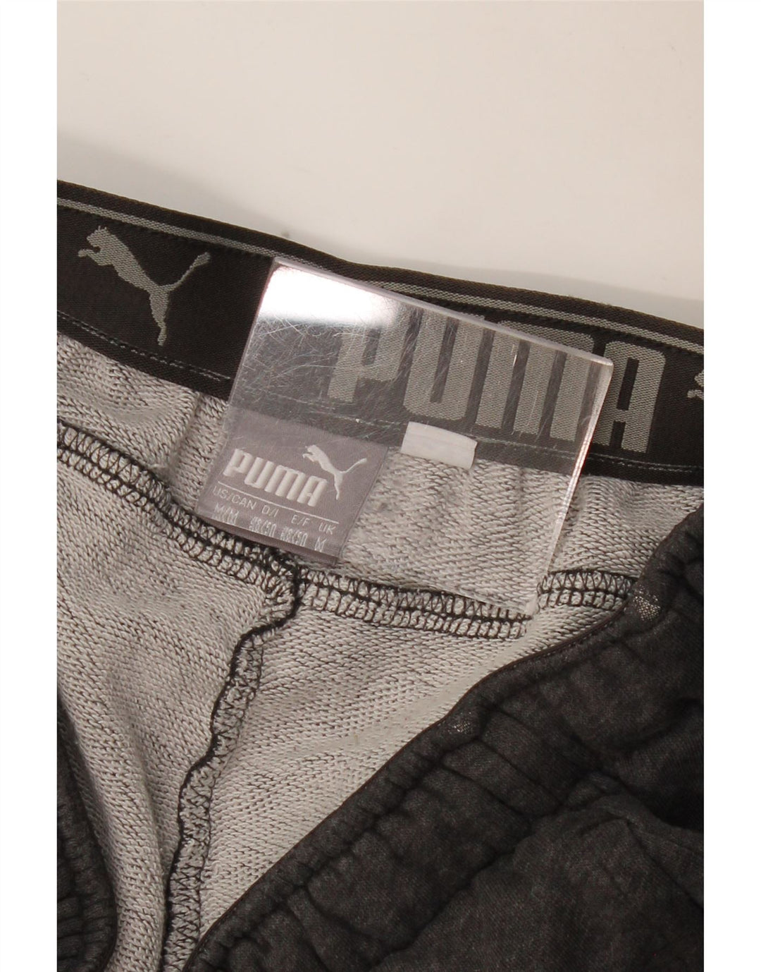 Мужские спортивные брюки PUMA джоггеры среднего серого цвета