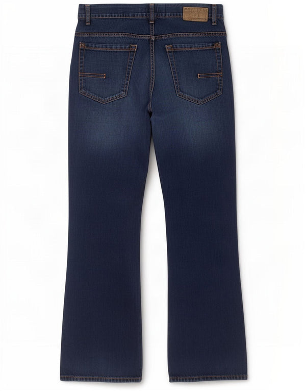 Мужские джинсы Bootcut Calvin Klein W33 L30 темно-синие, хлопок