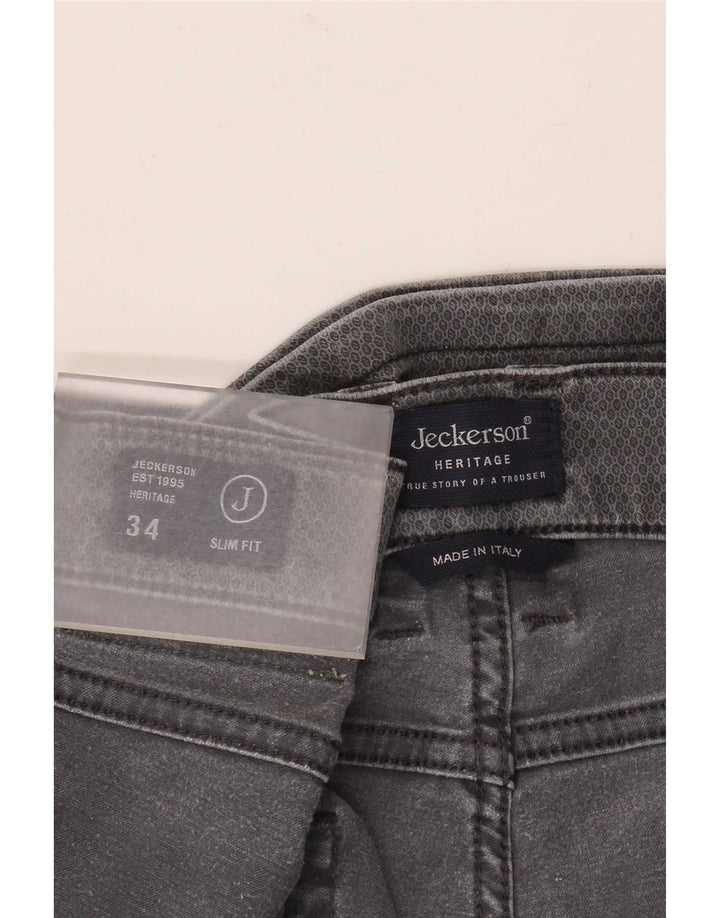 Джинсы Jeckerson Heritage Slim W34 L30 серые