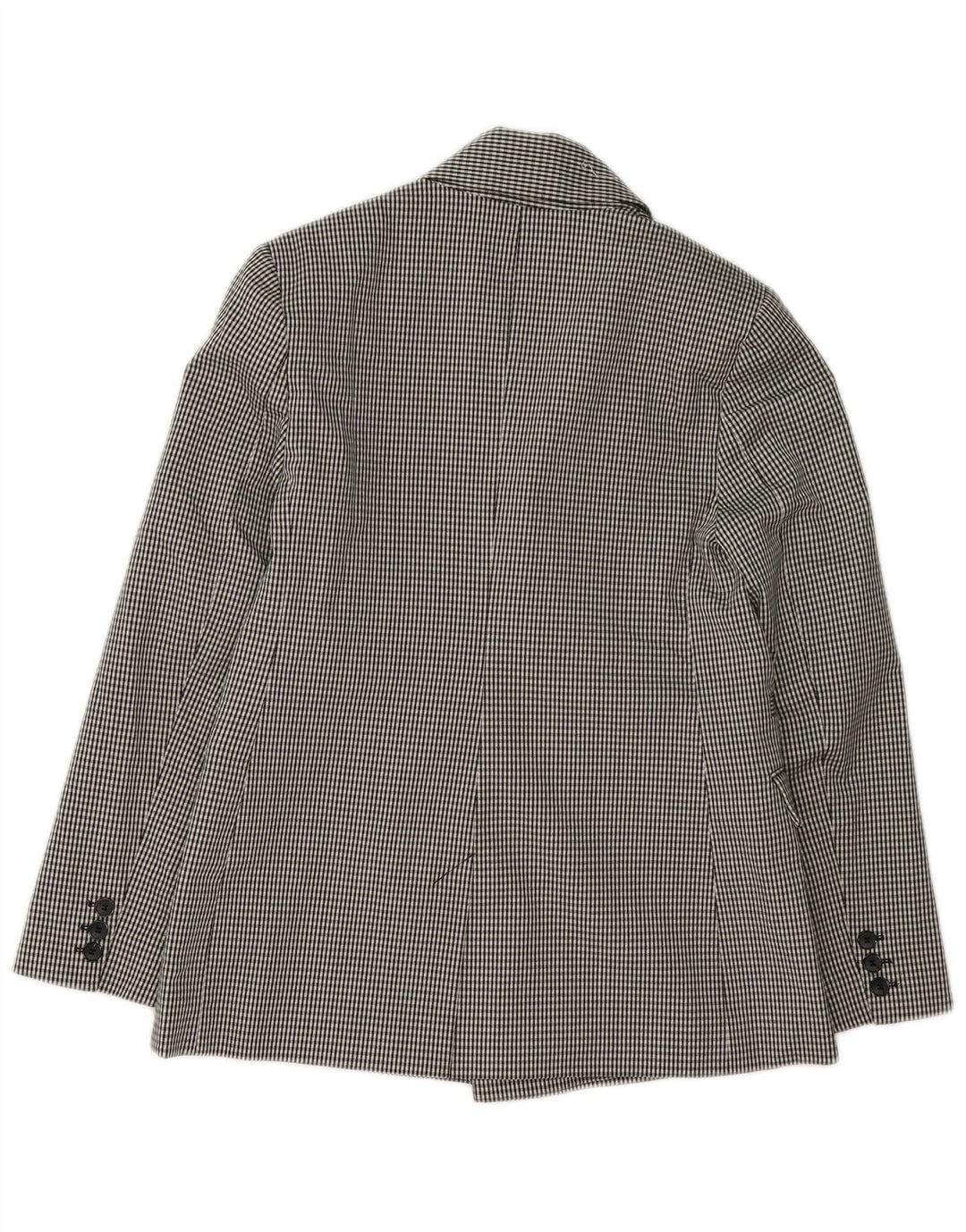 Женский пиджак свободного кроя Topshop UK 8, маленькая черная клетка