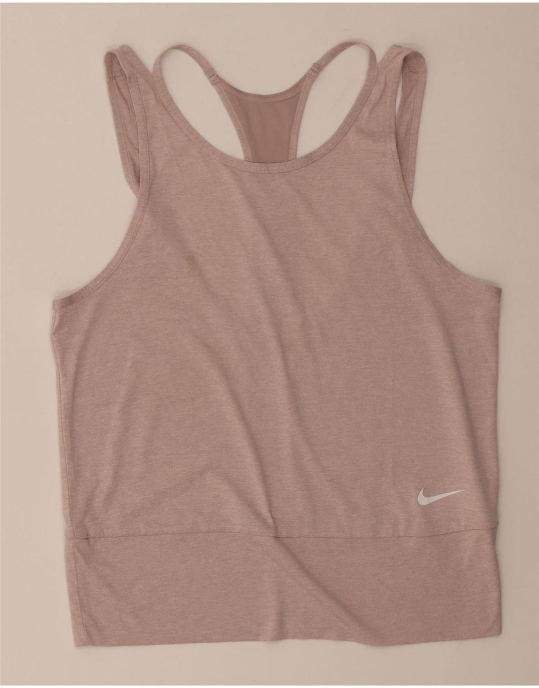 Женский жилет Nike Dri Fit UK 12, полиэстер среднего розового цвета