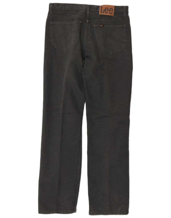 Мужские прямые джинсы LEE W34 L32, серый хлопок