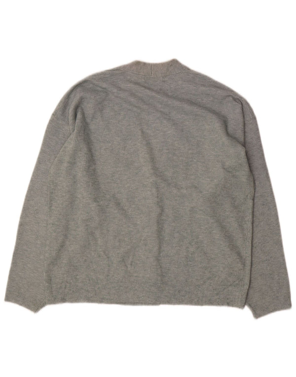 Женский свитер-кардиган оверсайз Massimo Dutti UK 6 XS Серый