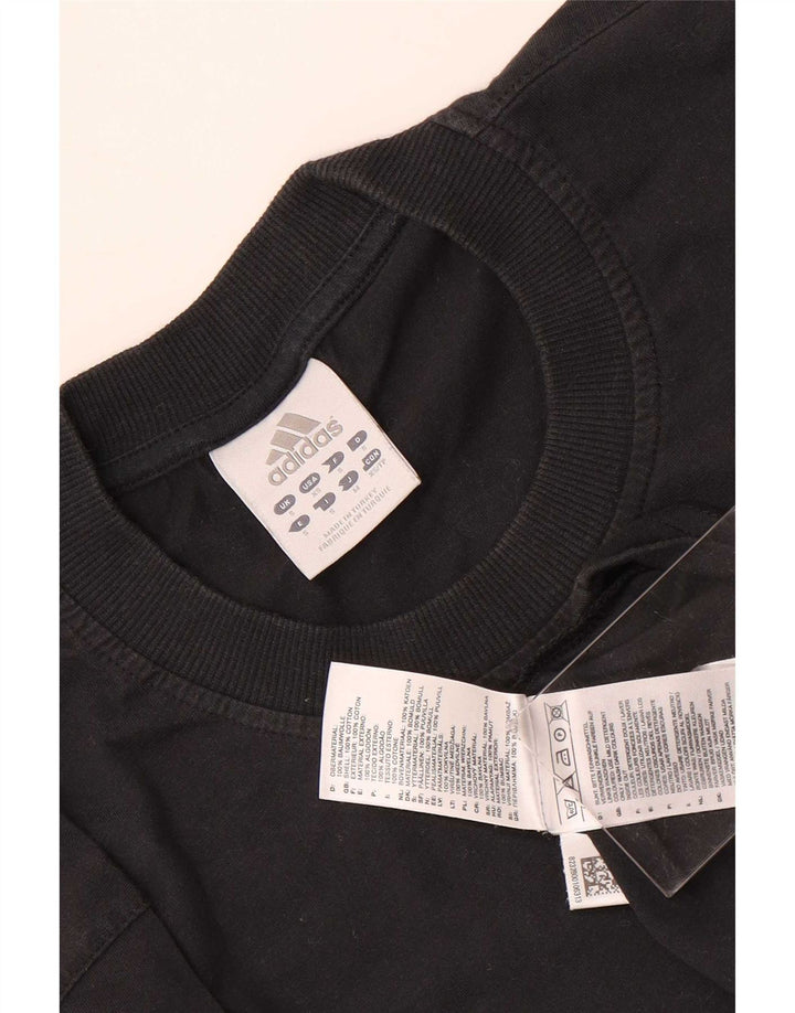 Adidas Мужская футболка Top Small Black Cotton