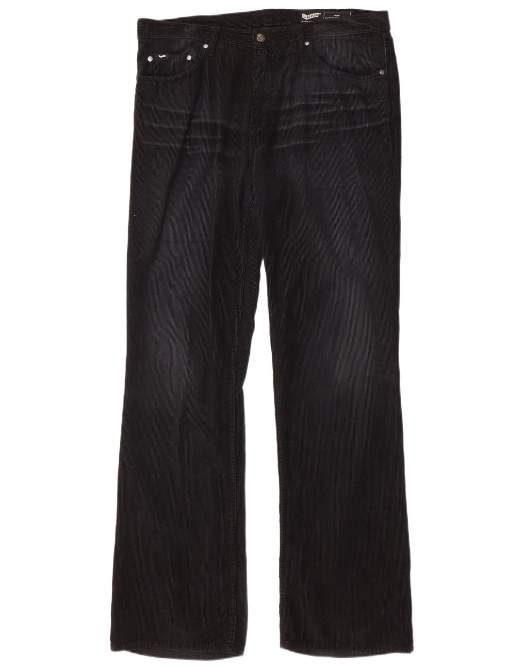 Мужские вельветовые брюки Gas Bootcut W36 L34 черные
