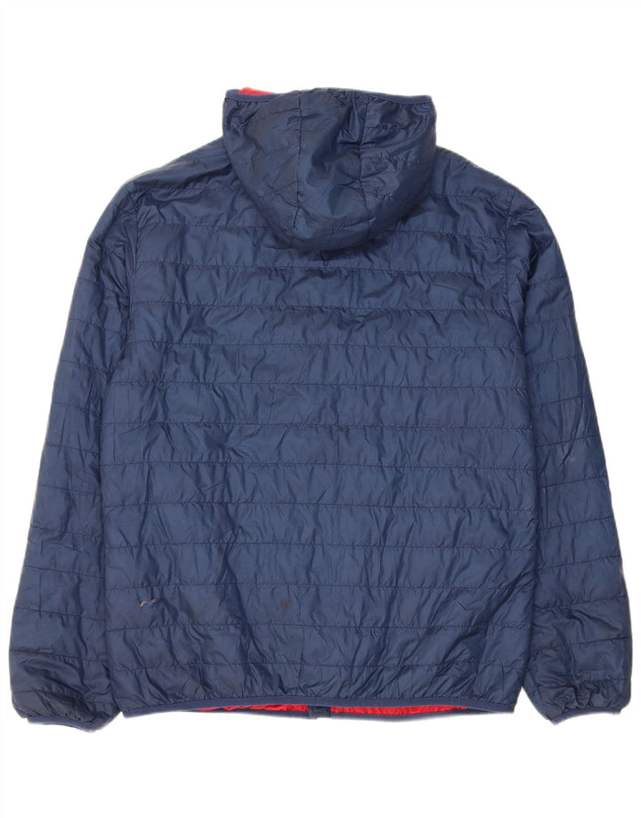 Мужская утепленная куртка с капюшоном Umbro UK 40, большой темно-синий полиэстер