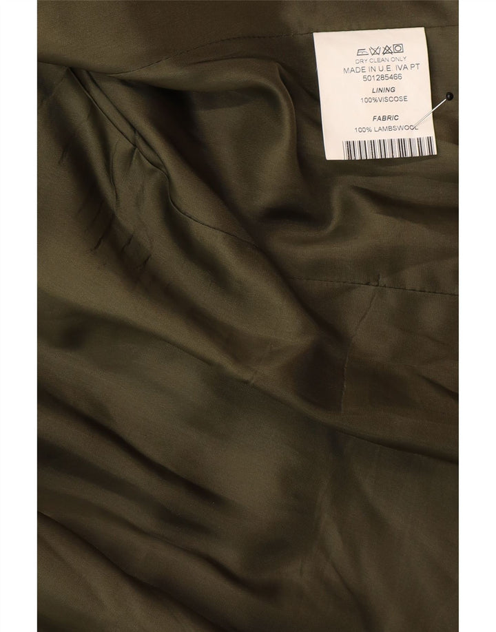 Винтажный женский блейзер на 4 пуговицах, классический ЕС 48, 2XL, разноцветный клетчатый пиджак