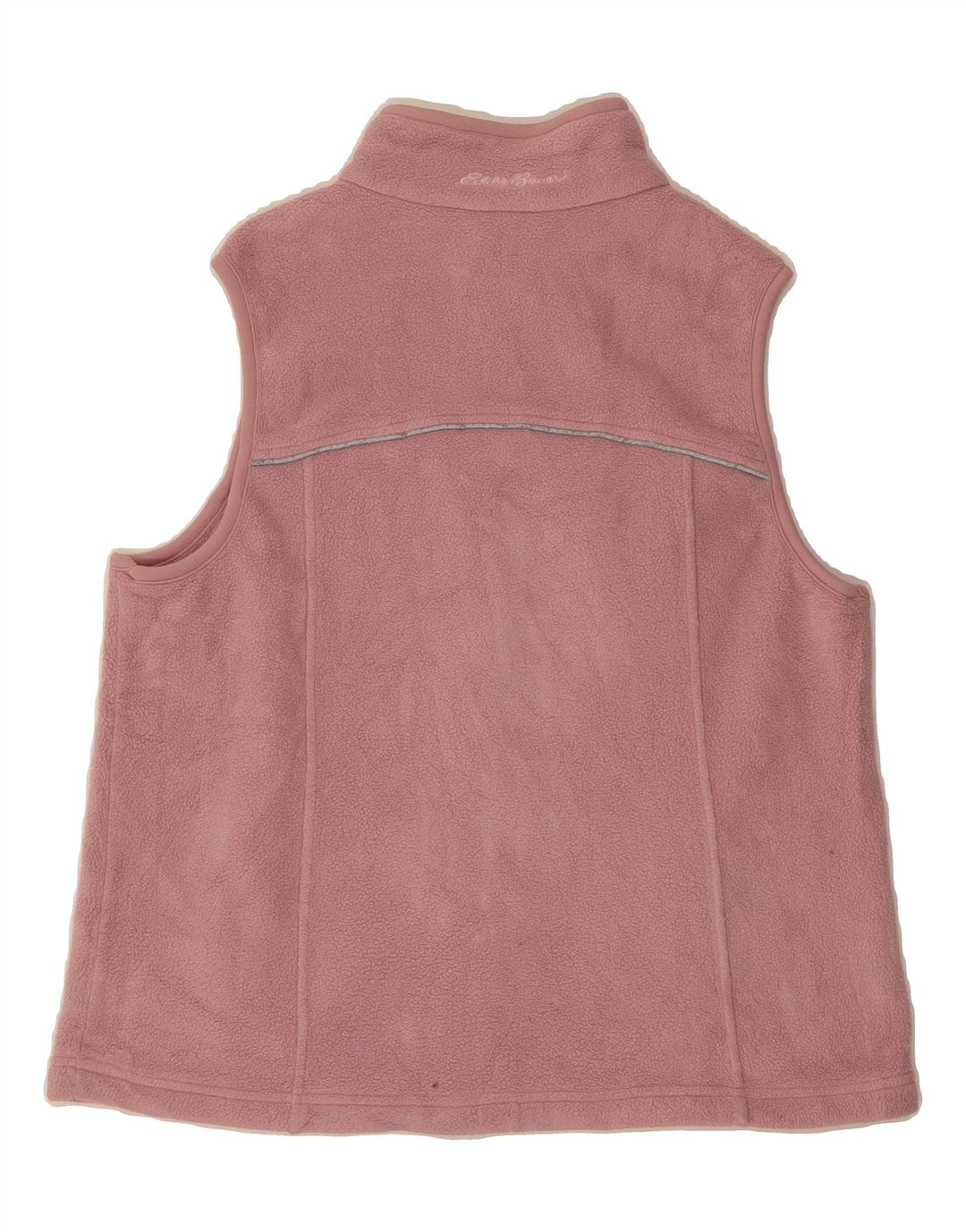 EDDIE BAUER Womens Fleece Gilet UK 16 Large Pink Polyester Vintage Eddie Bauer and Second-Hand Eddie Bauer from Messina Hembry 