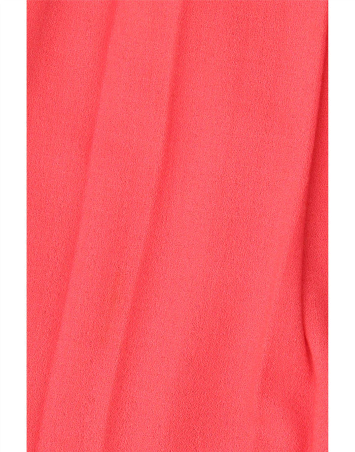 Женская плиссированная юбка с завышенной талией Whimsy, размер UK 16, большой размер W30, розовый полиэстер