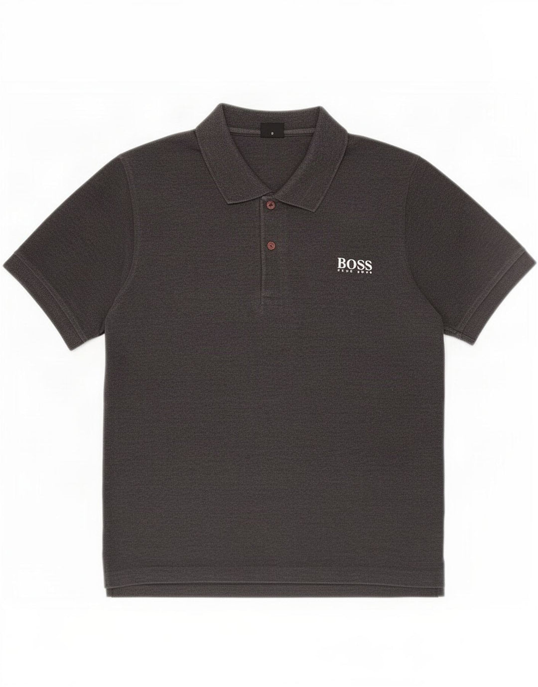 Мужская рубашка-поло Hugo Boss, маленькая серая