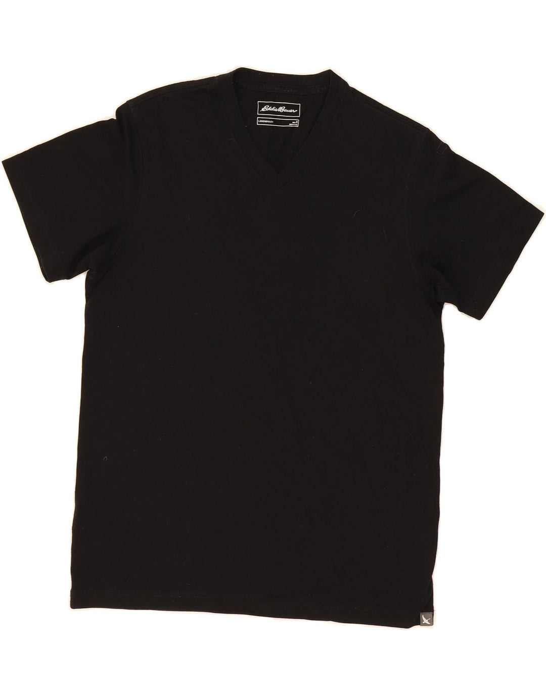 EDDIE BAUER Mens Legendwash T-Shirt Top Medium Black Cotton Vintage Eddie Bauer and Second-Hand Eddie Bauer from Messina Hembry 