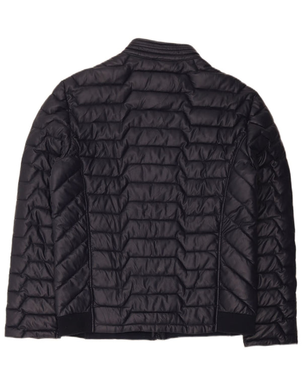 Guess Мужская стеганая куртка UK 42 XL Темно-синий полиэстер