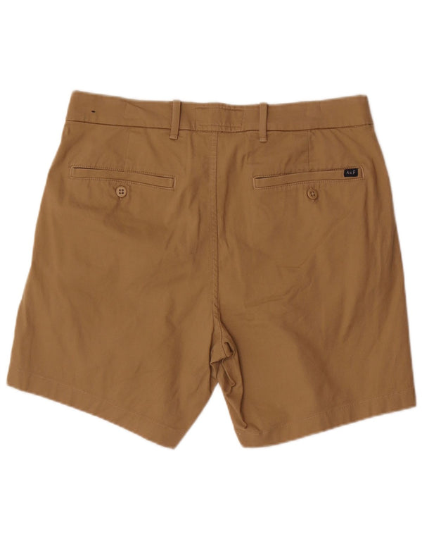 Abercrombie & Fitch Mens Chino Shorts W33 Medium Beige Cotton